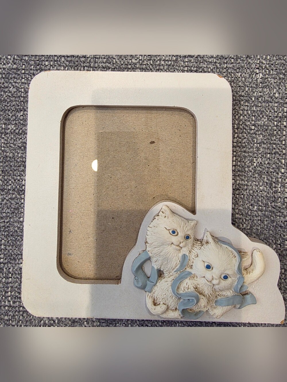 House Of Lloyd Made In Taiwan Vintage Cat Themed Picture Frame 5.5in.x5.5in.